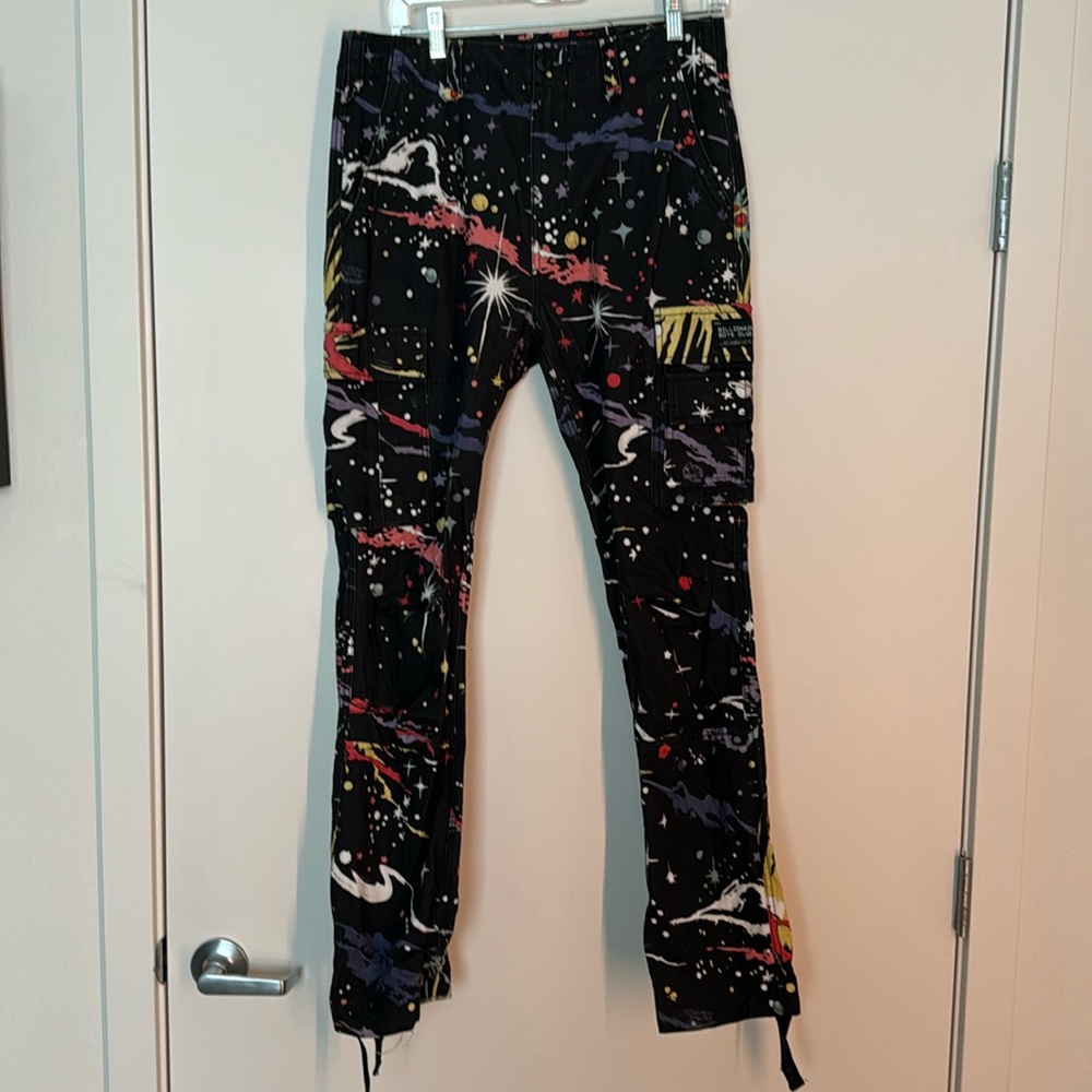 Billionaire Boys Club BB Explode Skinny Cargo Pants Space Print